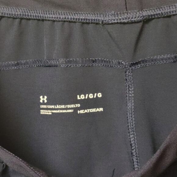 Under Armour Loose Heat Gear Navy Joggers Pants Sz Large - Picture 4 of 5